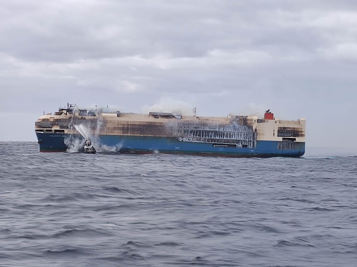 lithium-ion batteries in electric vehicles fuel cargo ship fire
