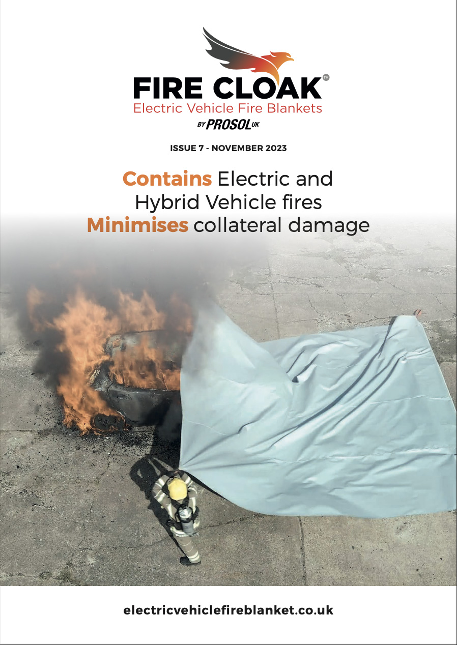 Fire Cloak Electric Vehicle Fire Blanket brochure